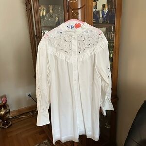 H&M White Eyelet Dress